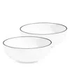 Richard Brendon Large Dip Bowl, Set Of 2 In Black/white