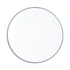 Richard Brendon Line Coupe Bread & Butter Plate In Blue / White