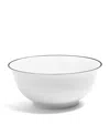Richard Brendon Line Serving Bowl In Black