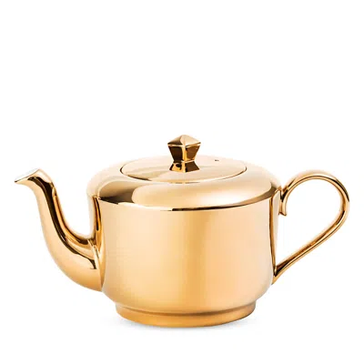 Richard Brendon Reflect Medium Teapot In Gold/white
