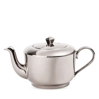 Richard Brendon Reflect Medium Teapot In Platinum/white