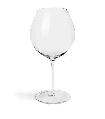 Richard Brendon Set Of 2 Burgundy Wine Glasses In Transparent