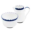 Richard Brendon Sugar Bowl & Milk Jug In Multi