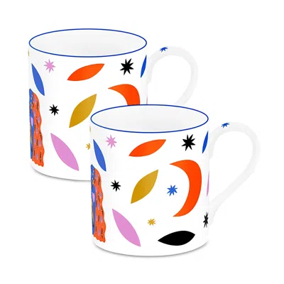 Richard Brendon To The Stars Large Mug, Set Of 2 In Multicoloured