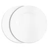 Richard Brendon White Rimmed Bread & Butter Plate, Set Of 2 In White