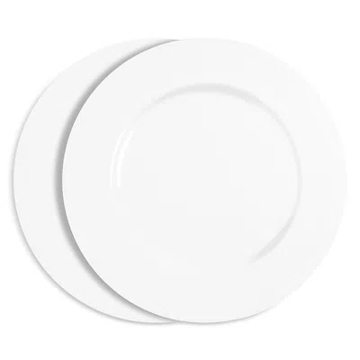 Richard Brendon White Rimmed Dinner Plate, Set Of 2