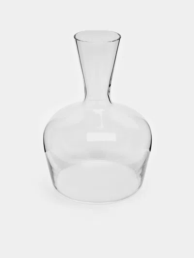 Richard Brendon Young Hand-blown Crystal Wine Decanter  Abask Luxury Gift In Transparent