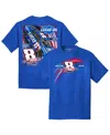 Richard Childress Racing Team Collection Big Boys And Girls Royal Kyle Busch Car T-shirt In Royal