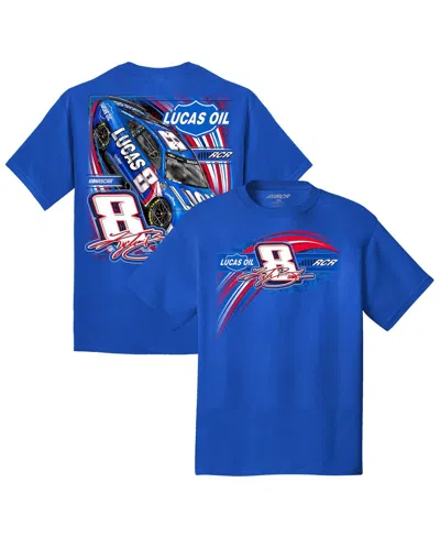 Richard Childress Racing Team Collection Kids' Big Boys And Girls Royal Kyle Busch Car T-shirt