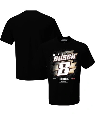 Richard Childress Racing Team Collection Men's  Black Kyle Busch Rebel Bourbon Front Runner T-shirt