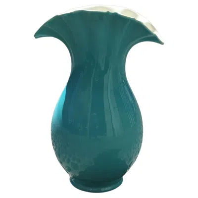 Pre-owned Richard Ginori “giovanni Gariboldi“ Vase Ceramic, 1950, Italy In Blue