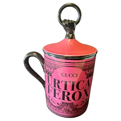 Pre-owned Richard Ginori Gucci Urtica Ferox Mug In Pink