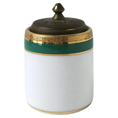 Pre-owned Richard Ginori Italian Porcelain Salt Or Pepper Shaker  In Gray