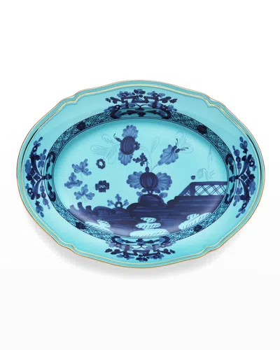 Richard Ginori Oriente Italiano Oval Platter, Iris