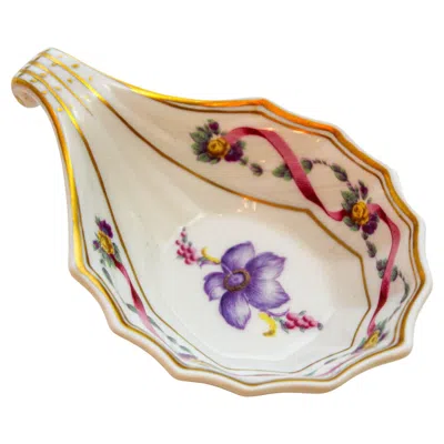 Pre-owned Richard Ginori Porcelain Italian Pittoria Nut Dish 1970s In Sand