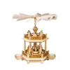 Richard Glaesser Pyramid - 2 Tiers Nativity Scene And Angel Musicians