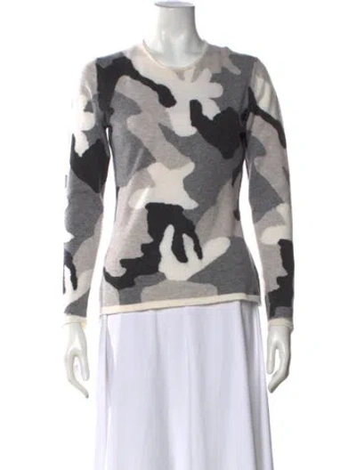 Pre-owned Richard Grand Cashmere Camouflage Print Sweater In Multi