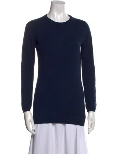 Pre-owned Richard Grand Cashmere Crew Neck Sweater In Blue