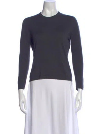 Pre-owned Richard Grand Cashmere Crew Neck Sweater In Gray