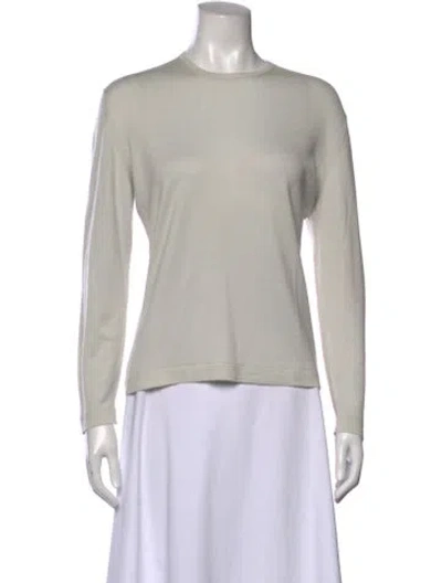 Pre-owned Richard Grand Cashmere Crew Neck Sweater In Gray