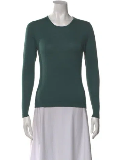 Pre-owned Richard Grand Cashmere Crew Neck Top In Green