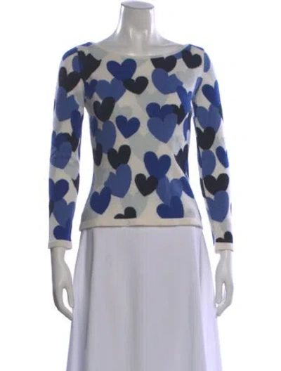 Pre-owned Richard Grand Cashmere Printed Sweater In Multi