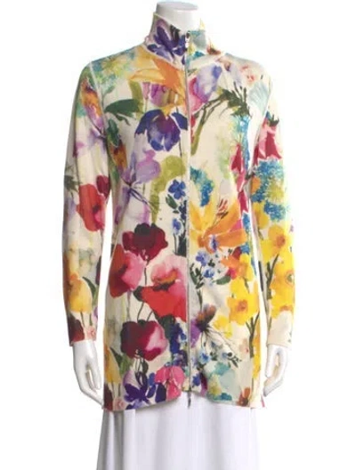 Pre-owned Richard Grand Cashmere Printed Sweater In Multi