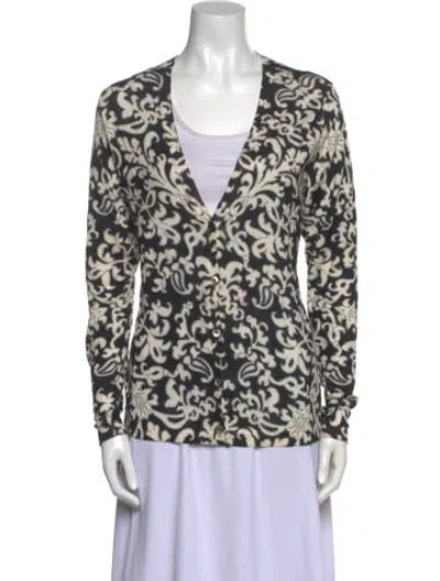 Pre-owned Richard Grand Cashmere Printed Top In Multi