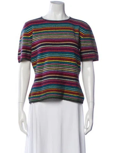 Pre-owned Richard Grand Cashmere Striped Sweater In Multi