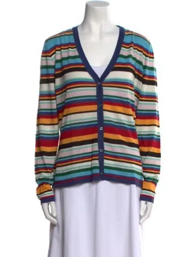 Pre-owned Richard Grand Cashmere Striped Sweater W/ Tags In Multi