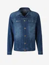 Richard J Brown Richard J. Brown Cotton Denim Jacket In Denim Dark Blue