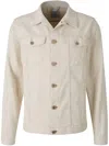 Richard J Brown Denim Jacket In Neutrals