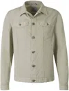Richard J Brown Denim Jacket In Neutrals