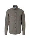 Richard J Brown Gary Buttoned Pocket Jacket In Gray
