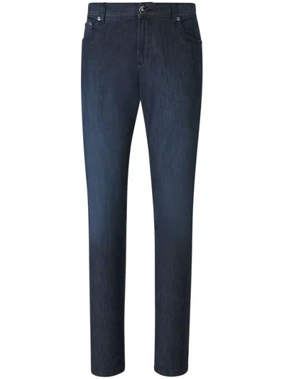RICHARD J BROWN LOGO-EMBROIDERED JEANS