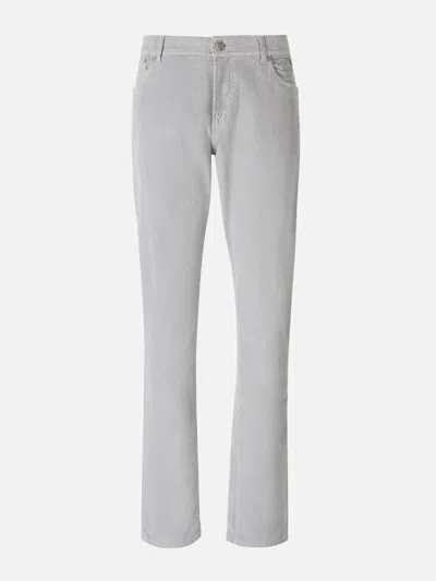 Richard J Brown Richard J. Brown Milano Corduroy Trousers In Light Grey
