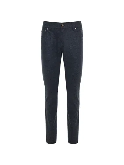 Richard J Brown Milano Logo-patch Slim Trousers In Grey