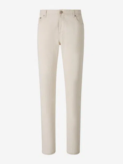Richard J Brown Richard J. Brown Milano Straight Jeans In Beige