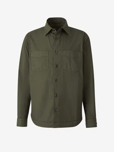 Richard J Brown Richard J. Brown Technical Overshirt In Green