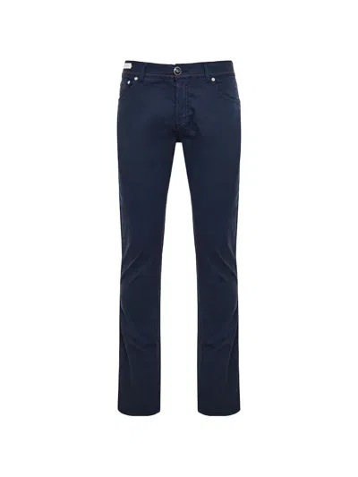 Richard J Brown Tokyo Logo-patch Trousers In Blue