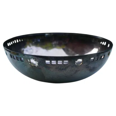 Pre-owned Richard Meier Bowl Attributed To , Calderoni, Or Krupp In Silver