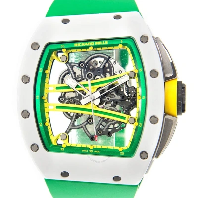 Richard Mille Hand Wind Men's Watch Rm61-01 In Green