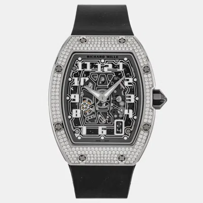 Pre-owned Richard Mille Rm67-01 Extra Flat Rm67-01 Wg Dia Automatic 38 Mmx47 Mm In Transparent