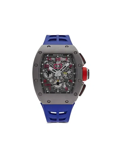 Pre-owned Richard Mille  Rm11 Felipe Massa Sandblast 40mm In Grey