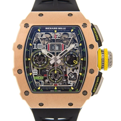 Richard Mille 11-03 Chronograph Automatic Men's Watch 11-03 Rgti In Gold