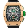 RICHARD MILLE RICHARD MILLE RM 11-01 FLYBACK CHRONOGRAPH ROBERTO MANCINI AUTOMATIC BLACK DIAL MEN'S WATCH RM11-01