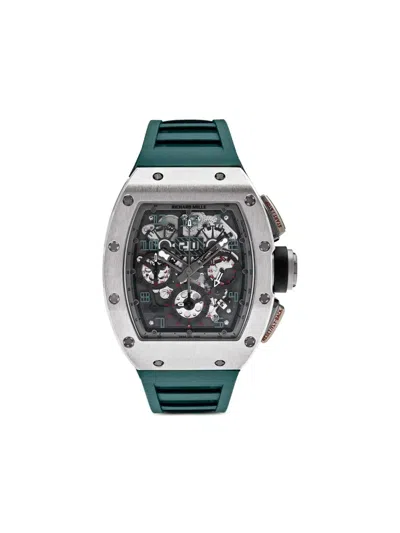 Pre-owned Richard Mille Rm 11-fm Polo De Deauville 50mm In White