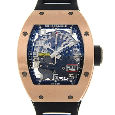 Richard Mille Rm029 Automatic Black Dial Watch Rm029-rg