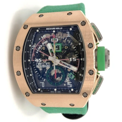 Richard Mille Rm11-01 Mancini Transparent Dial Unisex Watch Rm11-01 Mancini In Green