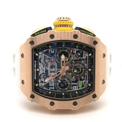 Richard Mille Rm11-03 Transparent Dial Unisex Watch Rm11-03 In White